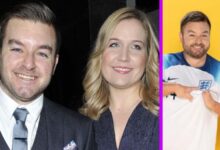 Alex Brooker and Lynsey Brooker
