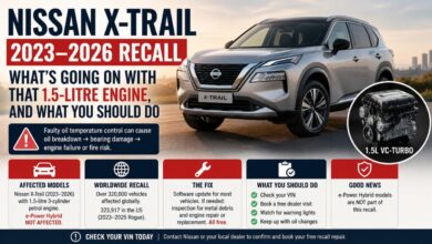 X-Trail 2023–2026 Recall