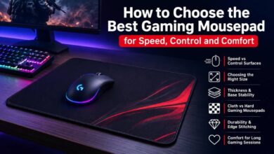 How to Choose the Best Gaming Mousepad for Speed, Control, and Comfort